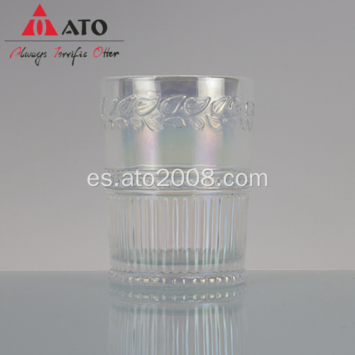 Mini tamaño de vaso de vaso de vino Goblet de vidrio grabado